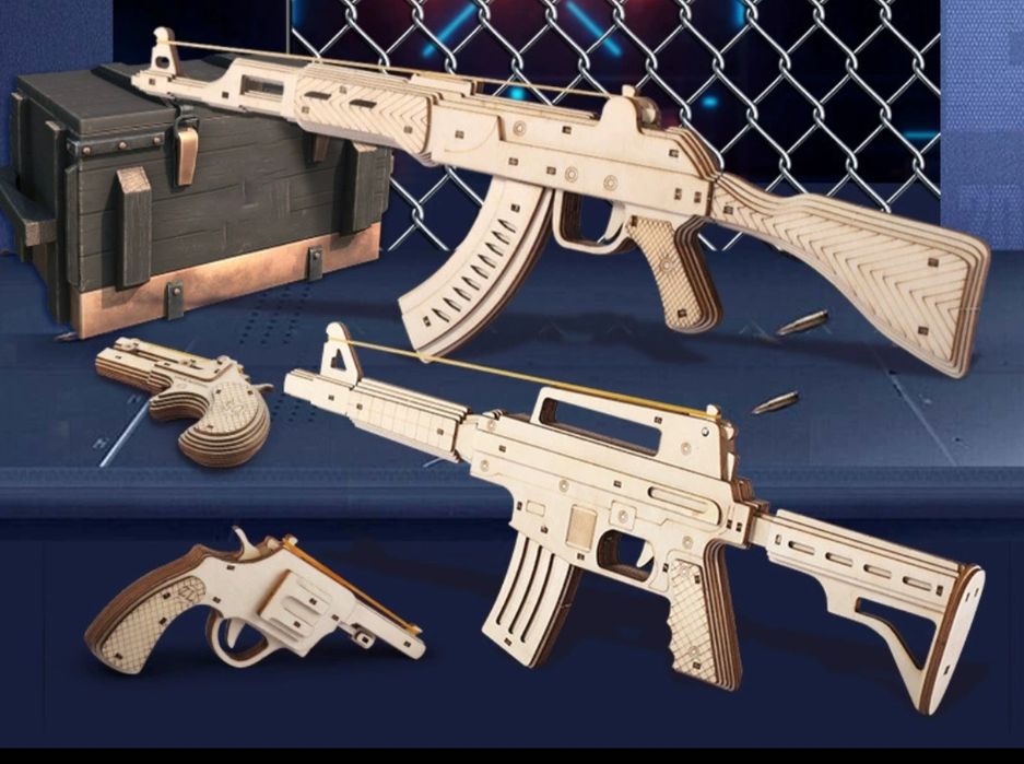 Конструктор автомат из дерева