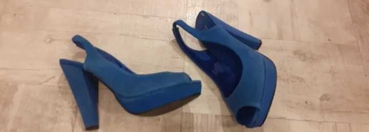 Sandale albastre H&m, mas 37