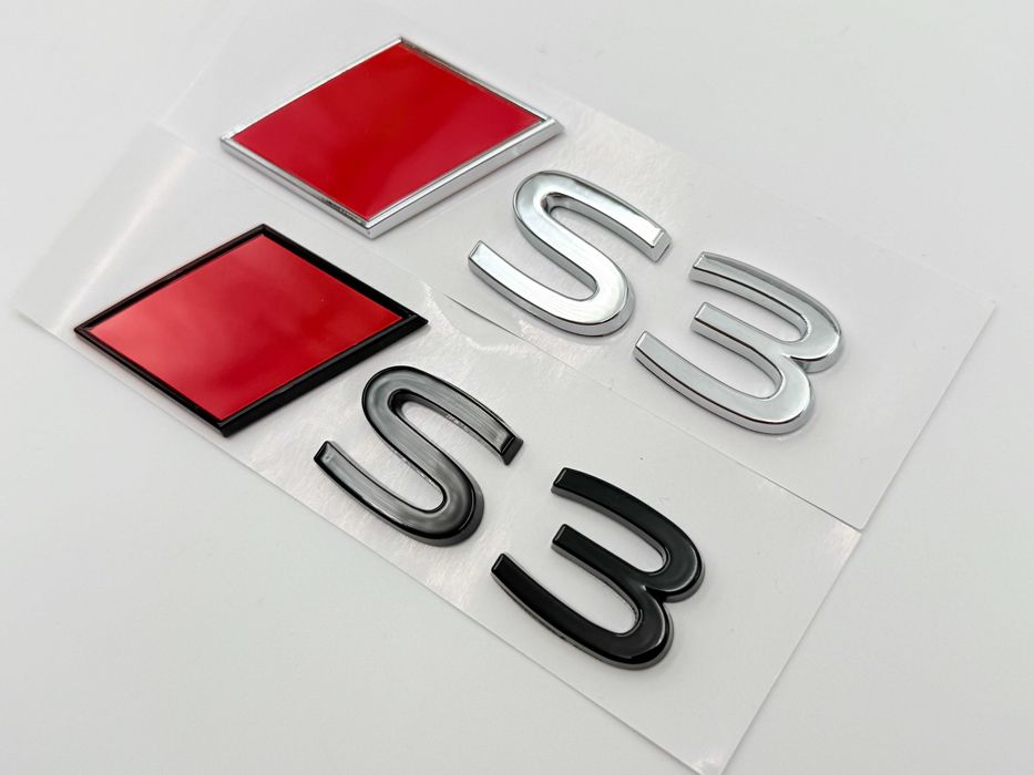 Emblema AUDI S3 spate negru NOU