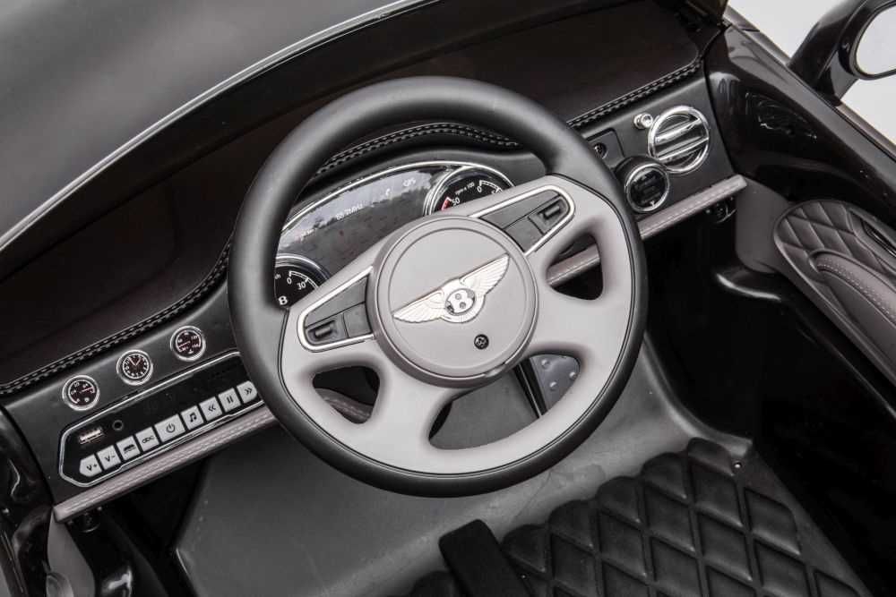 Masinuta electrica copii Bentley Mulsanne 12V, 2x45W, Negru