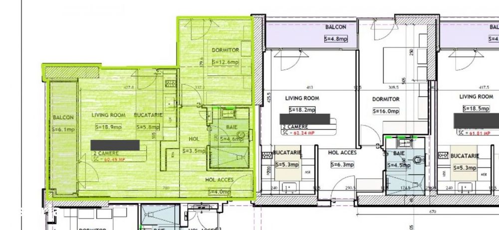 Apartament 2 Camere / One Lake Club / 56 mp / Comision 0%