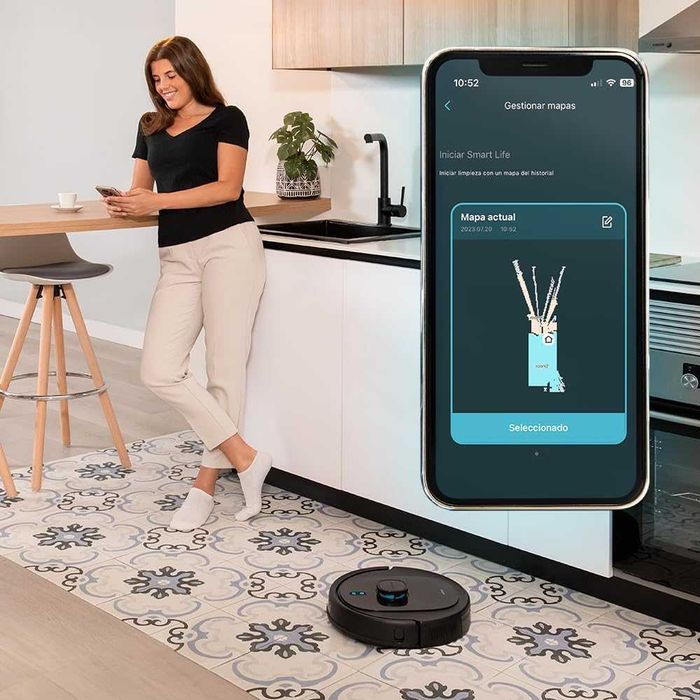 Прахосмукачка робот Cecotec Conga 8290 Power Ultra Home 7000Pa WiFi