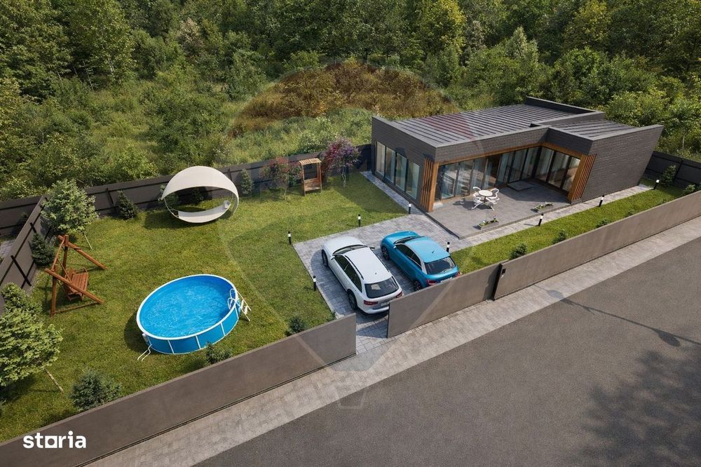 Casa de vanzare construită conform standardului nZEB