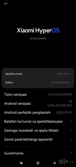 Redmi 14C telefoni