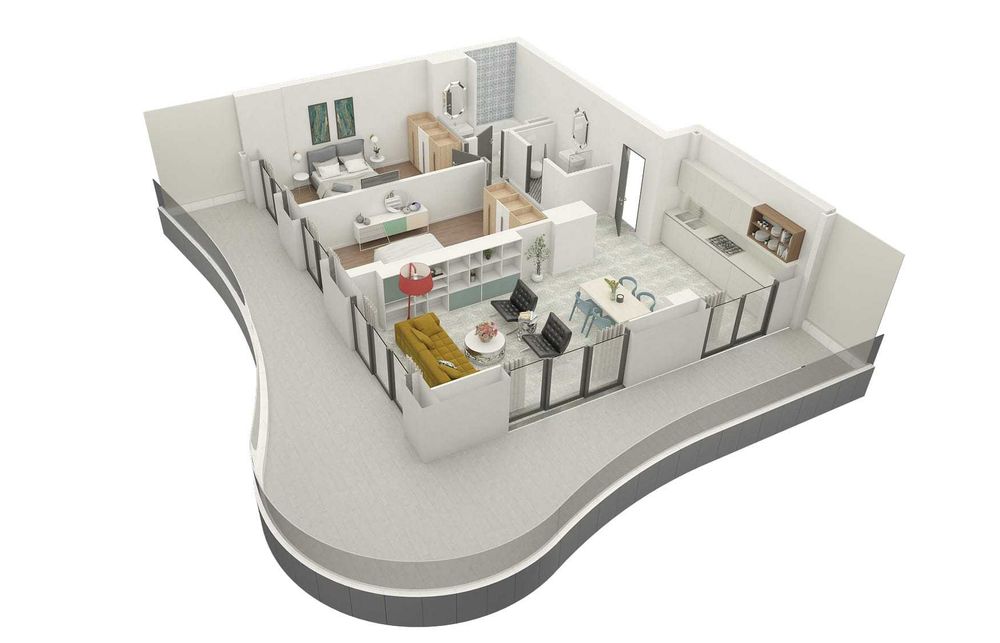 Mamaia Apartament 3 Camere Vedere Catre Mare Terasa 50 mp Casa Del Mar