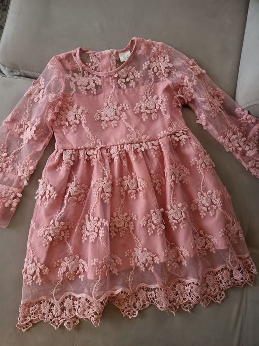 Rochie dantela, 7-8 ani