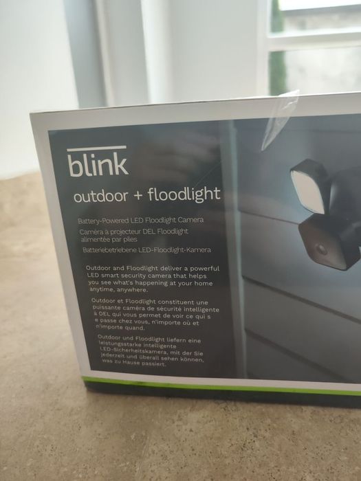 Camera de supraveghere Blink Outdoor + Floodlight IP Negru,sigilata
