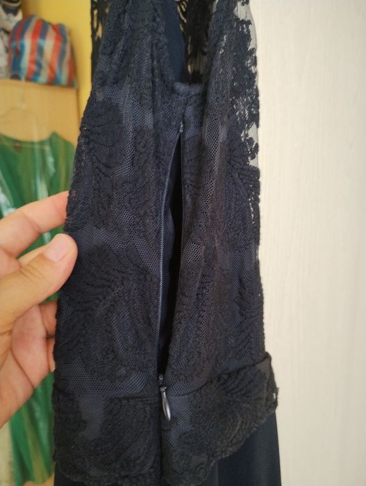 Тъмно синя рокля, размер L