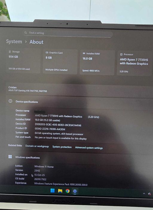 Лаптоп Asus gaming