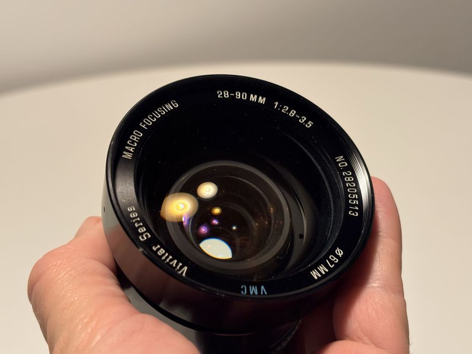 Obiectiv Vivitar Series 1 macro 28-90mm cu f2.8-3,5
