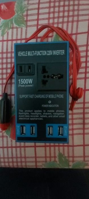 Продаётся Автомобильный инвертор 12V .24 V  to 220 V