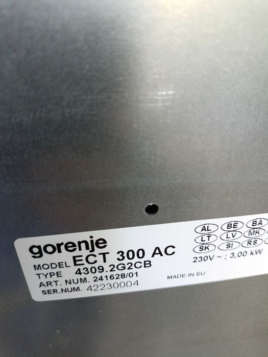 Котлон за вграждане gorenje ECT 300AC