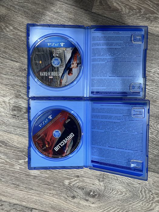 Диски пс4 человек паук и гонки