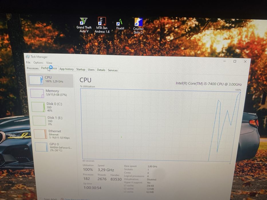 Vand pc gaming urgent