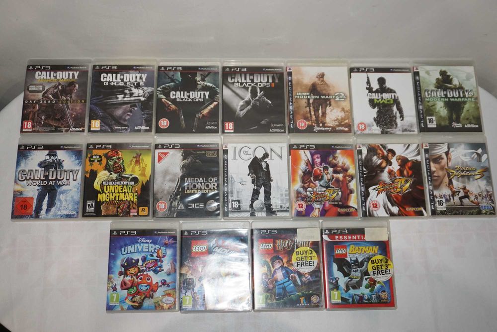 Лот от 89 игри за PS3 Resident Evil 5/Bioshock/NFS/GTA 4/MotoGP/GRID 2