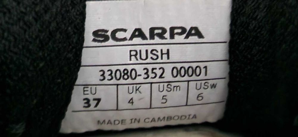 Adidas dama SCARPA 37 rush salewa salomon mammut trail running dynafit