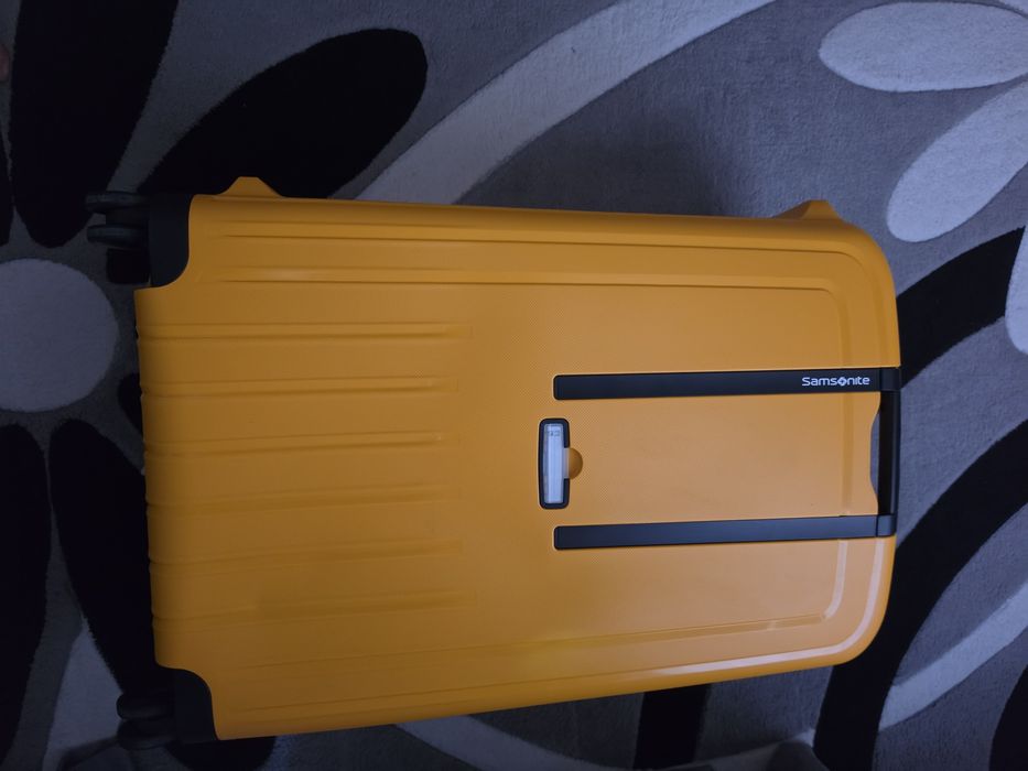 Troler Samsonite S Cure, 81 cm, galben inchis  NOU