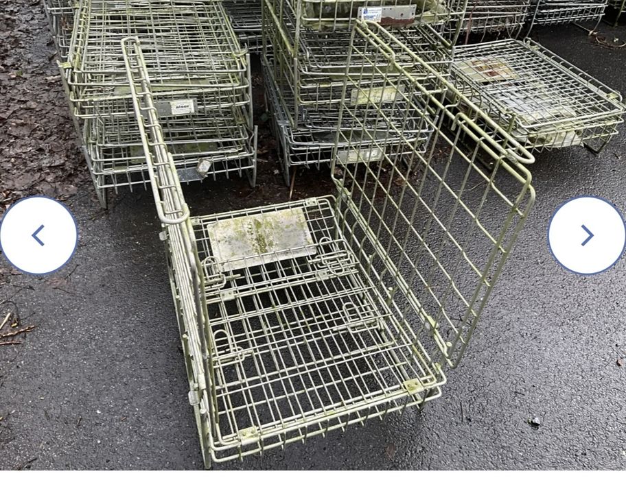 Boxpaleti metalici pliabili  PREȚ PENTRU TOATĂ CANTITATEA  160 LEI