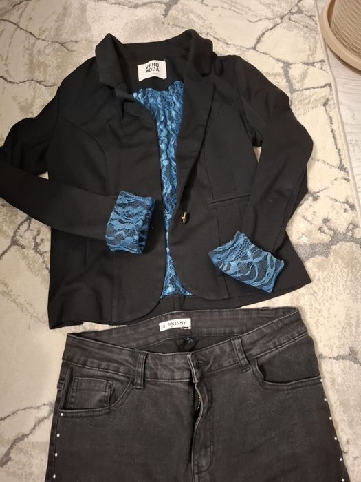 Set blugi și sacou casual