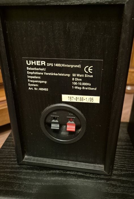 Boxe raft UHER sateliti 50W + centru 100W DPS 1400- 8 ohmi