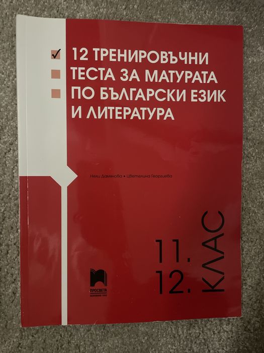 помагала по български подготовка за матурата в 12 клас