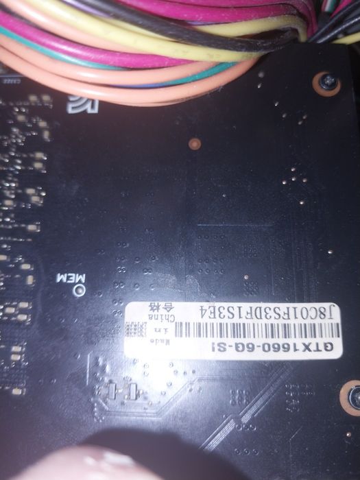 GTX 1660 6GB asus