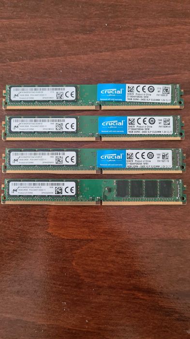 16GB DDR4 / 4X16GB DDR4 / 2X8GB DDR4