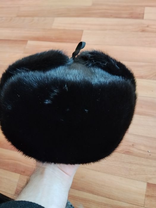 Шапка ушанка норковая хорошая