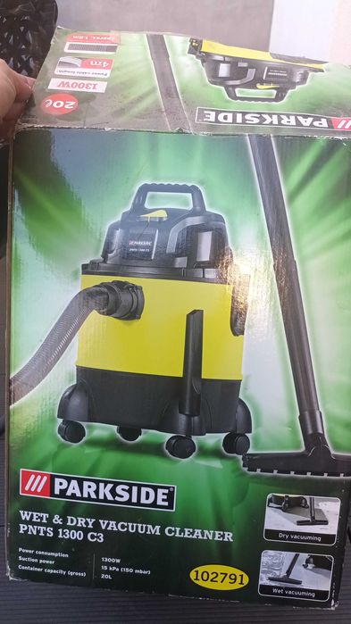 Aspirator parkside pnts 1200 c3, folosit de 2 ori