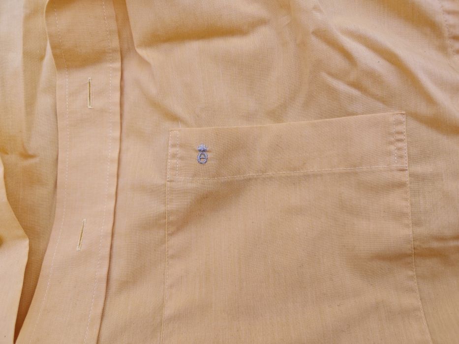 Camasa Eterna barbati piersica/orange din bumbac marime 42