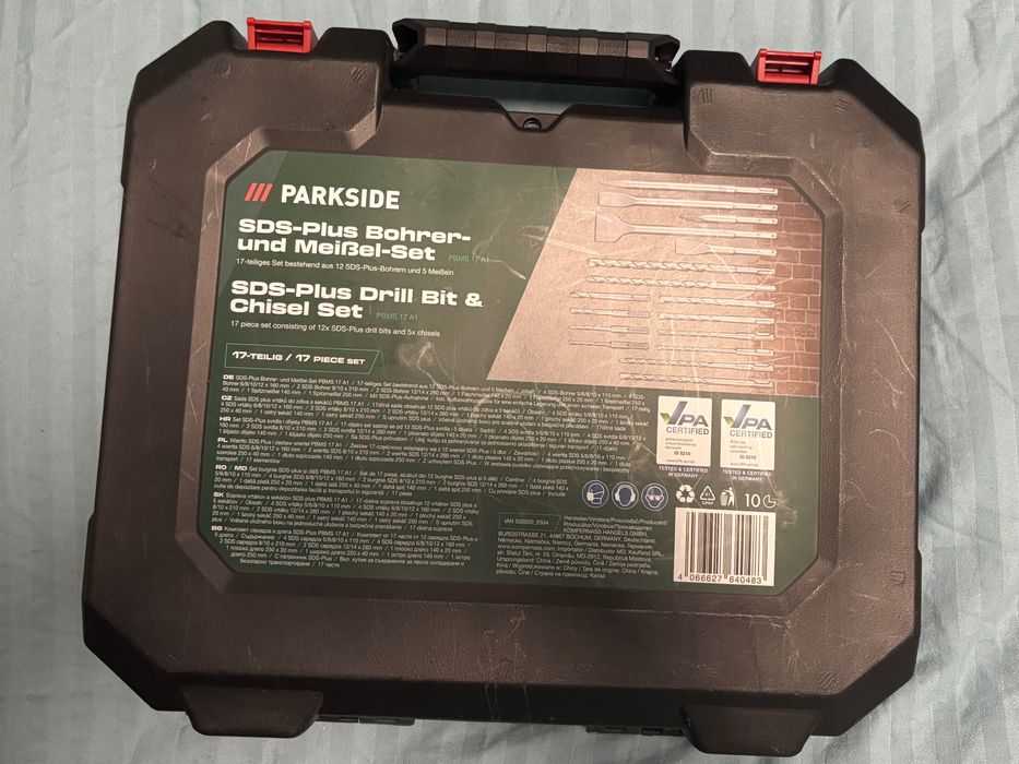 Комплект свредла Parkside SDS