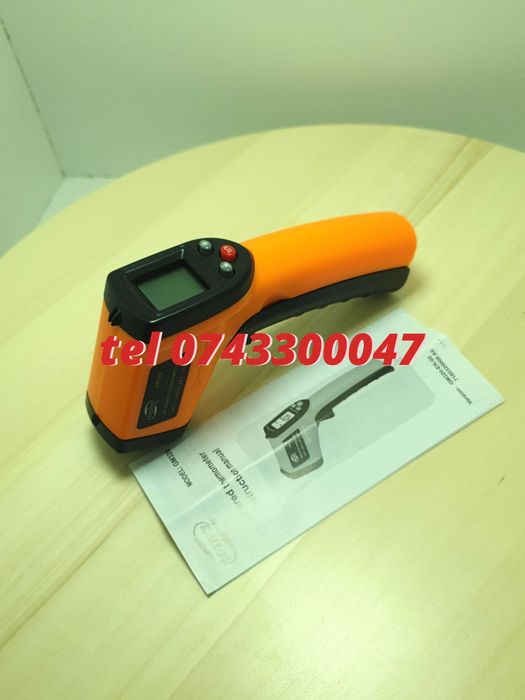 Termometru Industrial Profesional 50 380c Uni Galbennegru