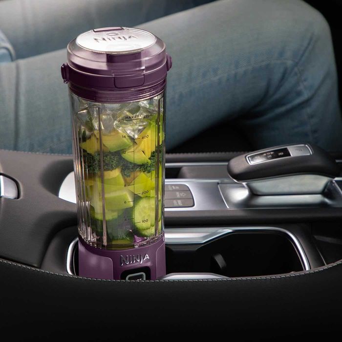ПРОМО Нов Мощен 2г Гаранция Безжичен Безкабелен Блендер Ninja Blast BC151EUPR, 530 мл, Лилав