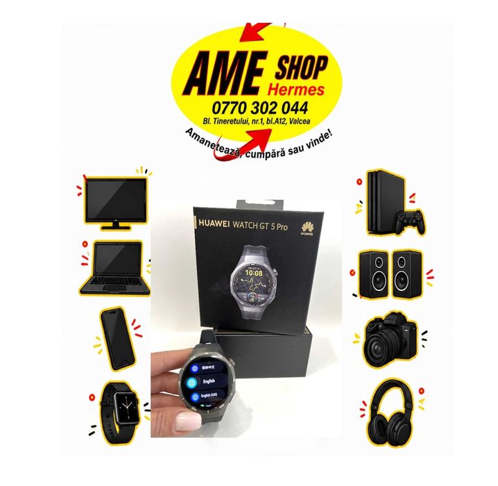 HUAWEI Watch GT 5 Pro 46mm - Impecabil -Garantie !!!