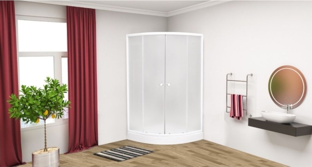 Cabina de dus 90x90 cu cadita