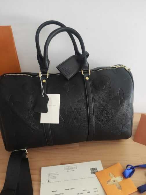 In stoc voiaj, geanta sport piele Louis Vuitton 1109.4