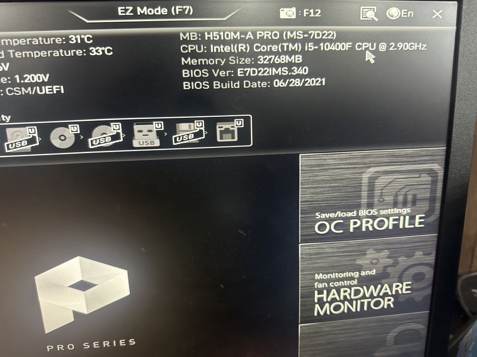 Игровая сборка Rtx2060super/i5 10400f/32gb d4/256gb nvme/1tb hdd/h510