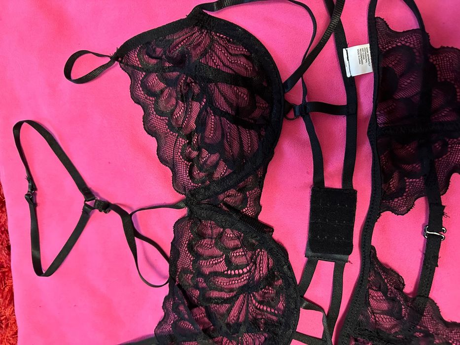 Set lenjerie intimă neagra – nou, complet