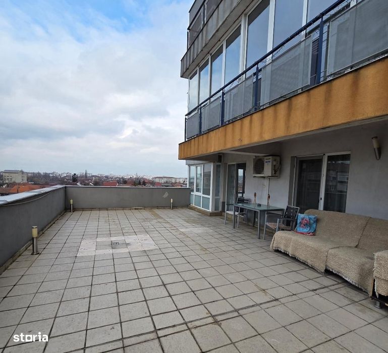 3 Cam.et.3,  2 dormitoare, 2 bai,mobilat,utilat, terasa 59mp, Nufarul