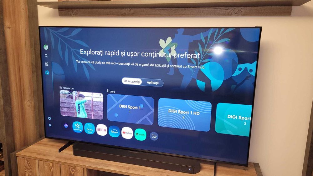 Televizor Samsung 75” (189 cm) – stare excelentă, ca nou