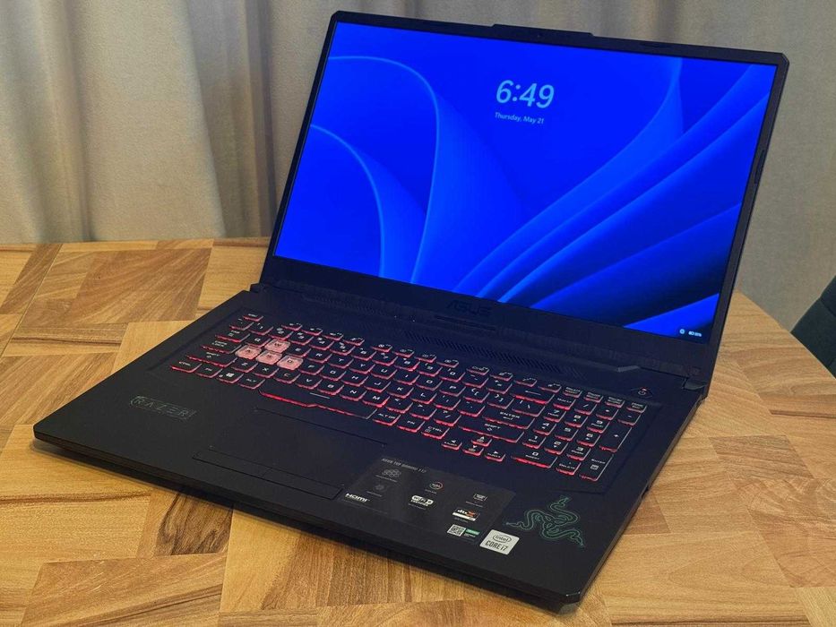Laptop ASUS TUF Gaming F17 FX706L – i7 10870H / GTX 1650 Ti 4GB / 16GB RAM / 144Hz / Diagonala 17.3 inch
