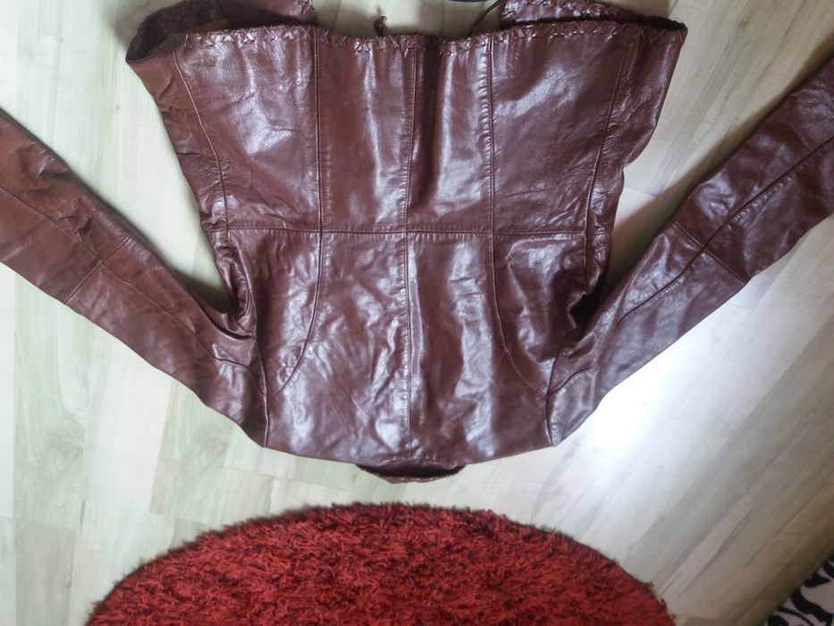 Страхотно кожено яке -М ново
