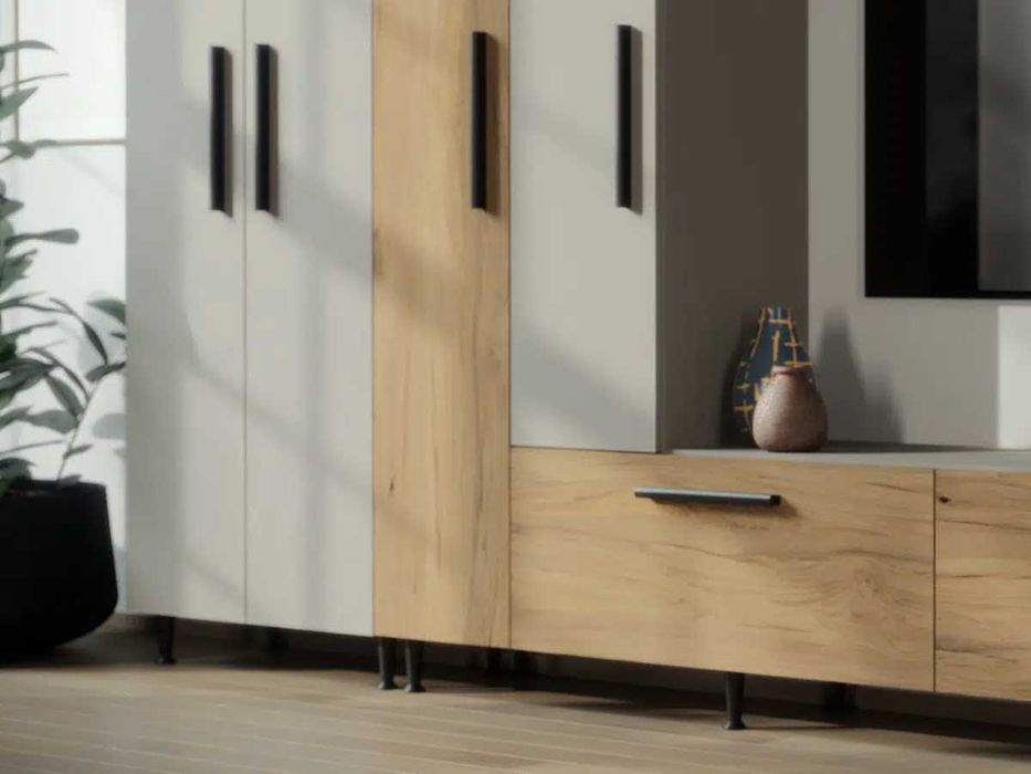 Living Nano – bej cu stejar – Combo Plus - Transport Gratuit