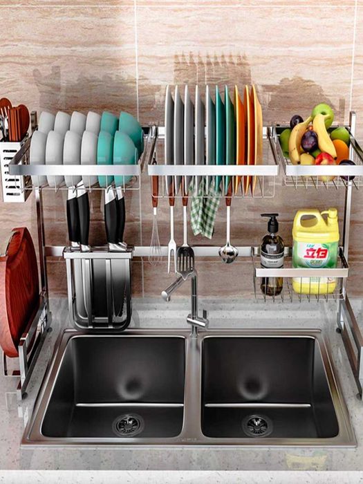 Кухонная сушилка для посуды органайзер из нержавеющей стали выбрать