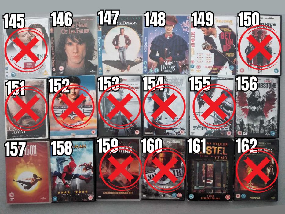 Екшън, Драма, Трилър, Ужаси Филми DVD's - Оригинални Филмови Дискове на Английски Език