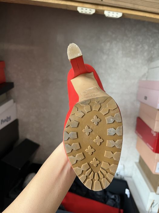 Сапоги красные Dsquared 2