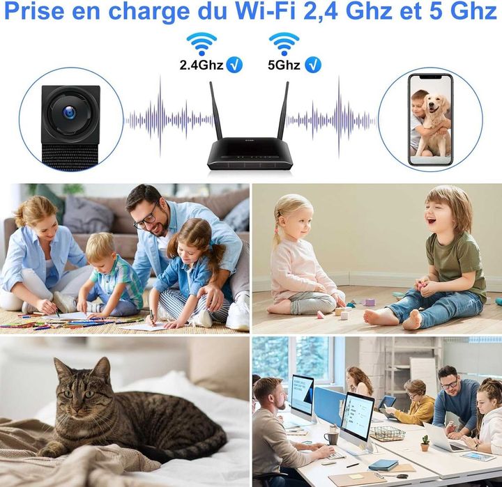 LXMIMI Mini WiFi Скрита Шпионска Камера – 1080P HD мини камера