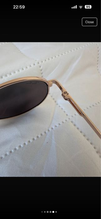 Ray Ban round metal green