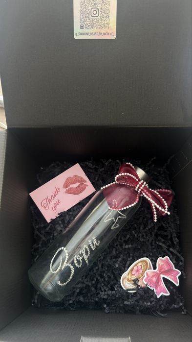 Инкрустация на чаши с кристали