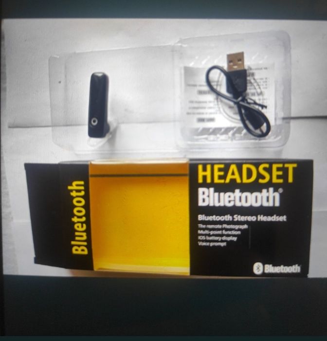 Casca Bluetooth, noua in cutie